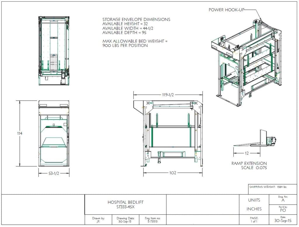 Hospital Bed Stacker BedLift GA Hospital Bed Stacker BedLift GA