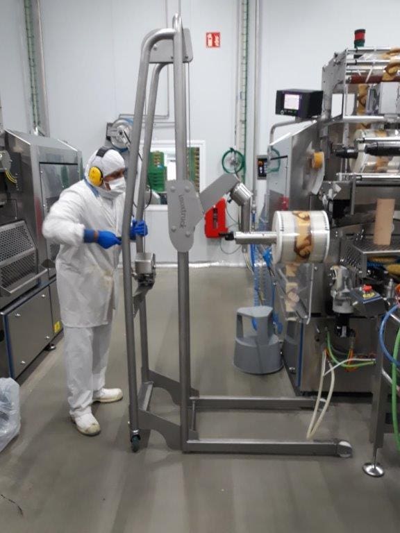 Manual Stacker Cleanroom Stainless Steel MS100 (2) Manual Stacker Cleanroom Stainless Steel MS100 (2)