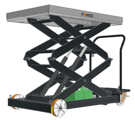 Mobile Scissor Lift Table double action Mobile Scissor Lifting Table MSC800DE