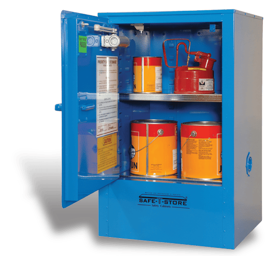 SC0308 Indoor Dangeros Goods Storage Cabinets open SC0308 Indoor Dangeros Goods Storage Cabinets open