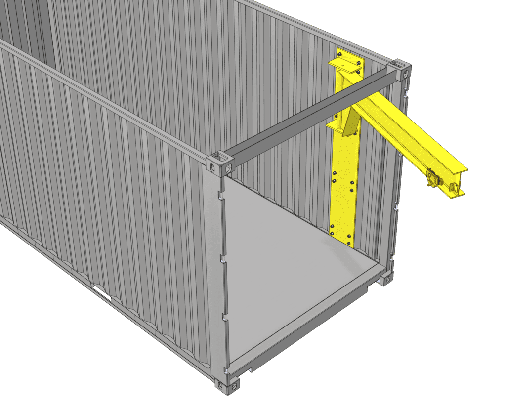 Shipping Container Jib Crane (1A)
