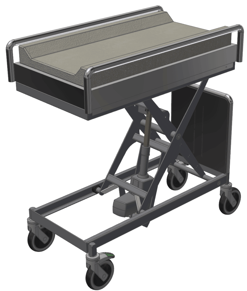 Baby Change Table height adjustable DC Powerlift (3)