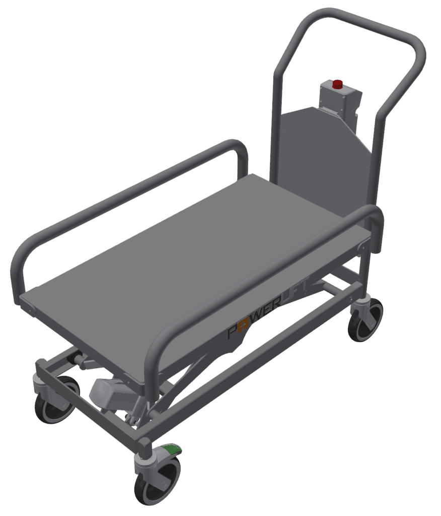 Baby nappy change table height adjustable DC Powerlift DC250BC (1)