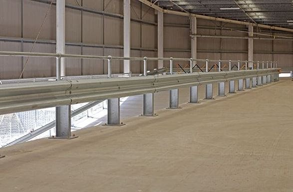 Ball Fence with W Beam application 2 Ball Fence with W Beam application 2