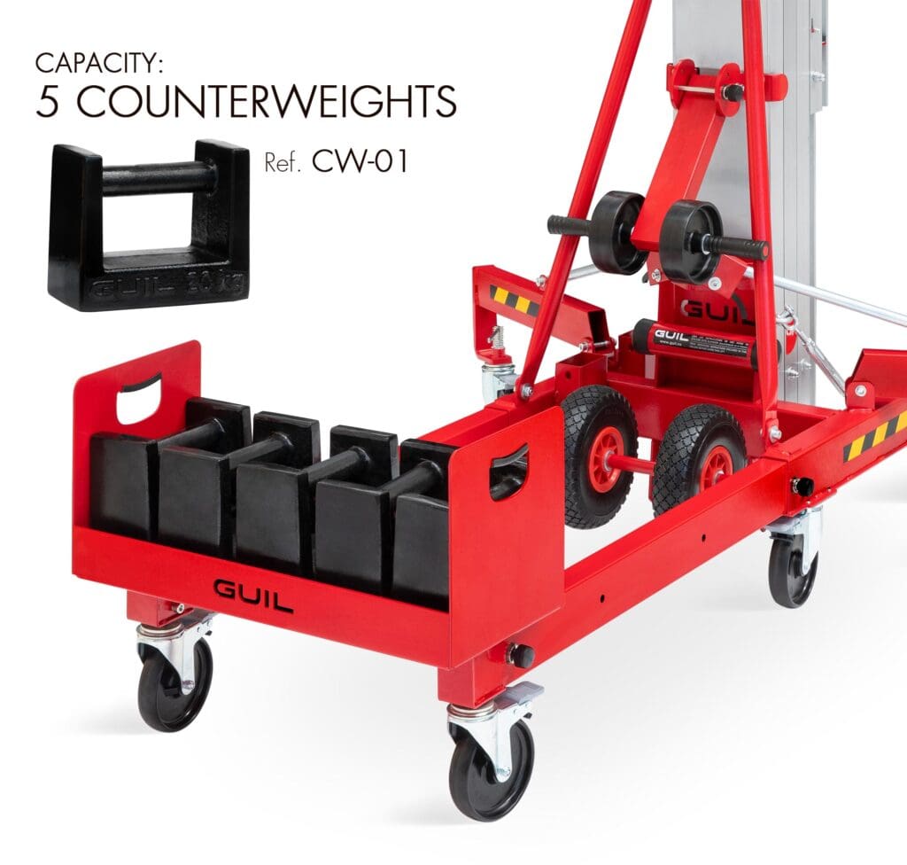 Counterbalance option for TORO Material Lifter (2) Counterbalance option for TORO Material Lifter (2)