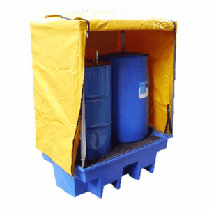 DMXP6501 PVC Cover and Frame for Double Drum Spill Pallets DMXP6501 PVC Cover and Frame for Double Drum Spill Pallets