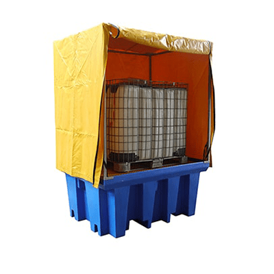 DMXP6503 PVC Cover and Frame for Single IBC Spill Pallet DMXP6503 PVC Cover and Frame for Single IBC Spill Pallets