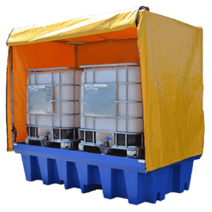 DMXP6504 PVC Cover and Frame for Double IBC Spill Pallet DMXP6504 PVC Cover and Frame for Double IBC Spill Pallets