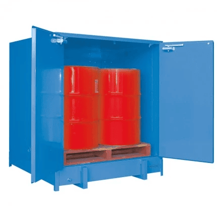 DPS10008 Heavy Duty Dangerous Goods Storage Cabinets open DPS10008 Heavy Duty Dangerous Goods Storage Cabinets open