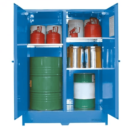DPS4508 Heavy Duty Dangerous Goods Storage Cabinets open 2 DPS4508 Heavy Duty Dangerous Goods Storage Cabinets open 2