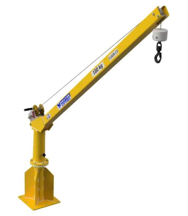 Davit crane LDS3 with winch Materials Handling Pty Ltd (3) Davit crane LDS3 with winch Materials Handling Pty Ltd (3)