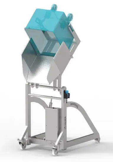 Electric EuroBin Tipper Cleanroom Stainless Steel EBT300E