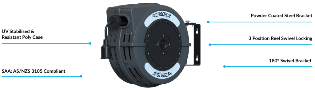 Electrical Cable Retractable Reels C1EC10A20D AU Electrical Cable Retractable Reels C1EC10A20D AU
