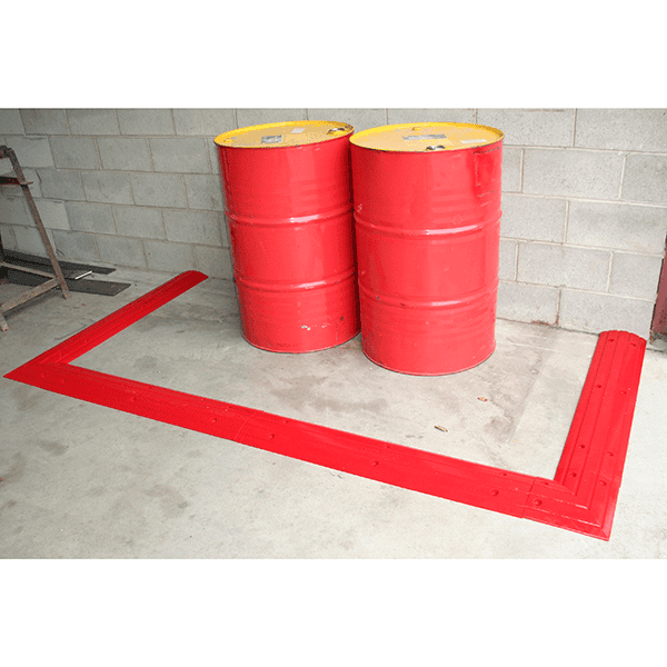 Floor Bunding contain spills Floor Bunding contain spills
