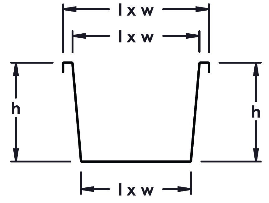 Heavy Duty Rectangular Tuff Tubs Tapered Tank Heavy Duty Rectangular Tuff Tubs Tapered Tank