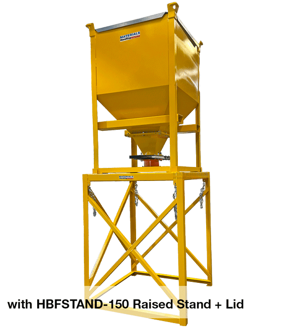 Hopper Bins with Slide Valve with stand HBF15 SV HBFSTAND Hopper Bins with Slide Valve with stand HBF15 SV HBFSTAND