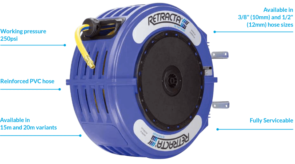 Hose Reels Compressed Air Water RETRACTA Hose Reels Compressed Air Water RETRACTA