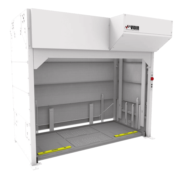 Hospital Bed Stacker Storage BedLift S with side panels