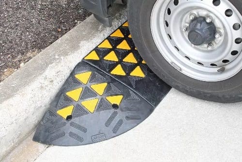 Kerb ramp and end caps