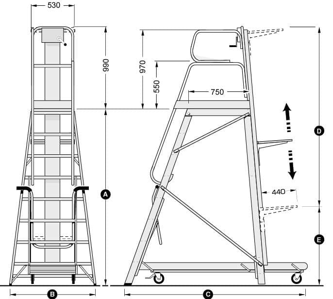 LIFT TRUK Model Dimensions LIFT TRUK Model Dimensions
