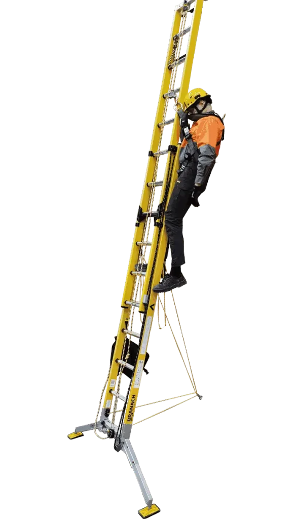 Ladders Single and Extension Fibreglass Fall Control System MFEU FC