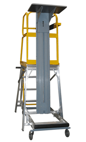 Lift Truk Order Picking Ladder Lift-Truk Order Picking Ladder
