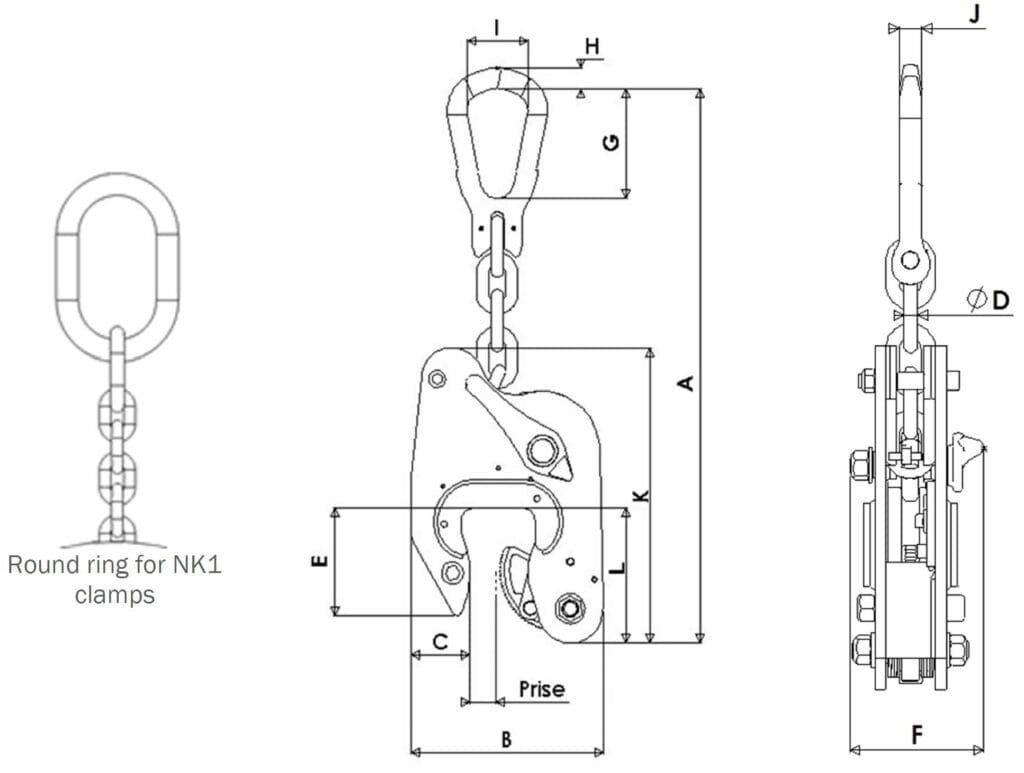 Lifting Clamp NK operation diagram (2) Lifting Clamp NK operation diagram (2)