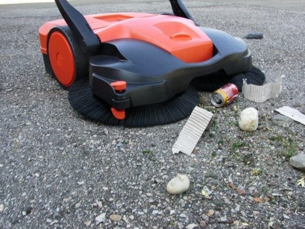 M770 Walk Behind Turbo Sweepers In Application M770 Walk Behind Turbo Sweepers In Application