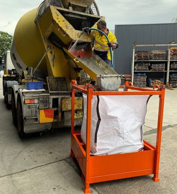MCSS115 Concrete Washout Filtration Unit in application MCSS115 Concrete Washout Filtration Unit in application