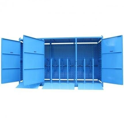 MG24SS Gas Cylinder Storage Cages open MG24SS Gas Cylinder Storage Cages open