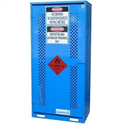 MG2SS Gas Cylinder Storage Cages closed MG2SS Gas Cylinder Storage Cages closed