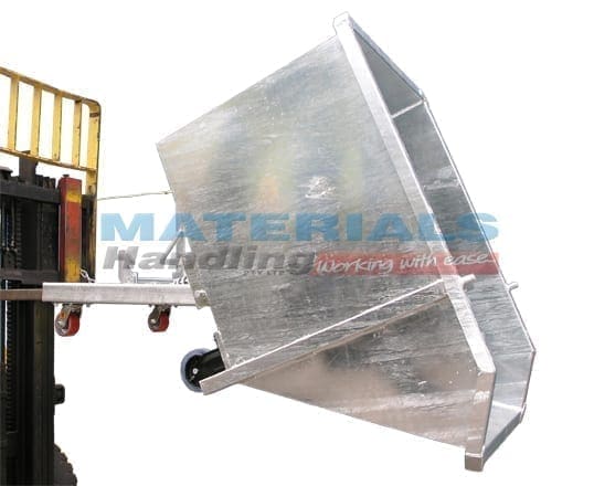 MTU Tipping Bins Lever Release plus pull cord tipping mechanism