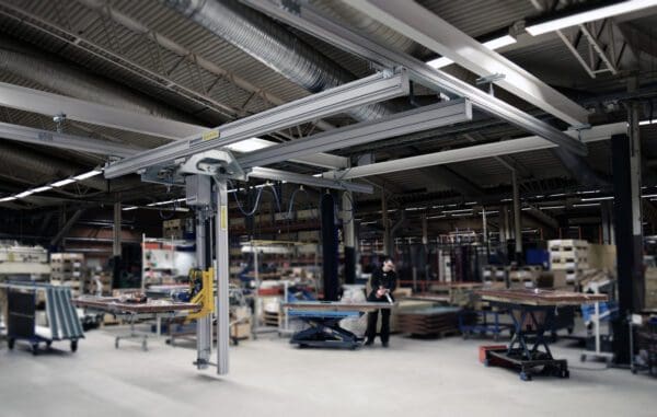 MechRail Lightweight Aluminium Crane installation solution MechRail Lightweight Aluminium Crane Systems