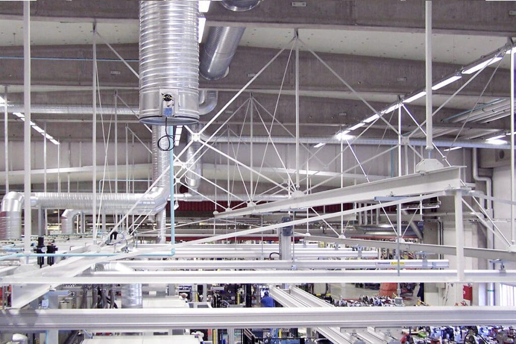 MechRail ceiling mounted support structure (4)