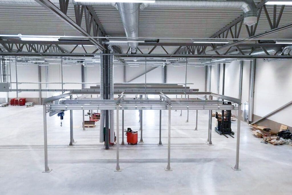 MechRail floor mounted support structure (1)