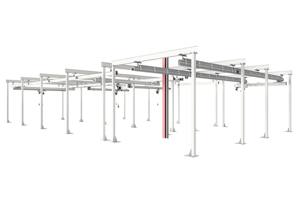 MechRail floor mounted support structure (3)