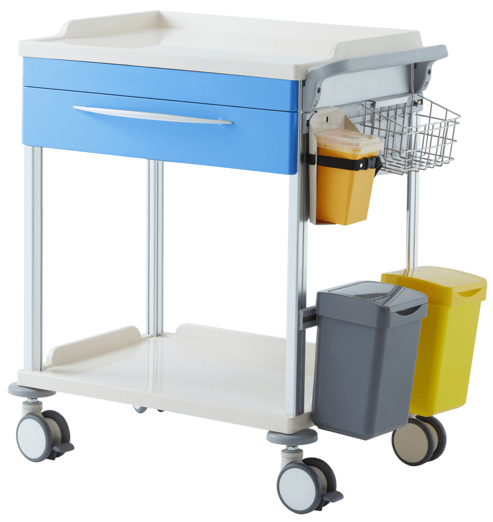 Medical Treatment Trolleys TTR Trolley Treatment TTR01 Front Angled Medical Treatment Trolleys TTR Trolley Treatment TTR01 Front Angled