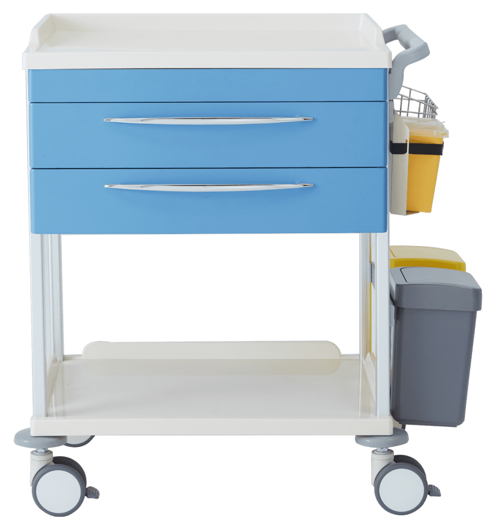 Medical Treatment Trolleys TTR Trolley Treatment TTR02 Front Medical Treatment Trolleys TTR Trolley Treatment TTR02 Front