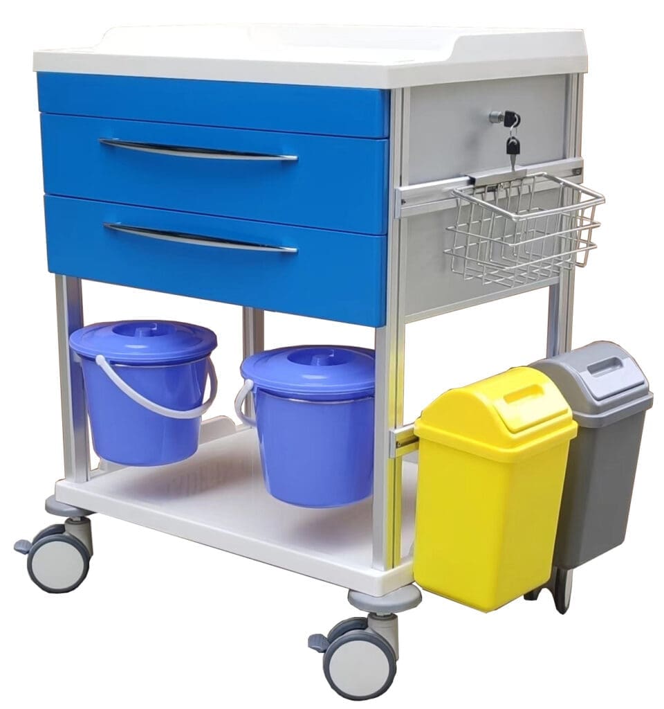 Medical Trolleys Specialty DCTR Trolley Dressing (2) Medical Trolleys Specialty DCTR Trolley Dressing Change Trolley