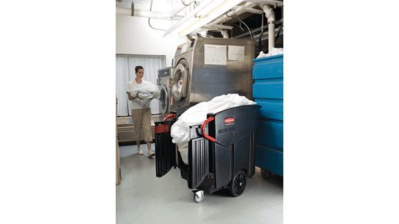 Mega Brute Mobile Waste Container Application laundry trolley Mega Brute Mobile Waste Container Application laundry trolley