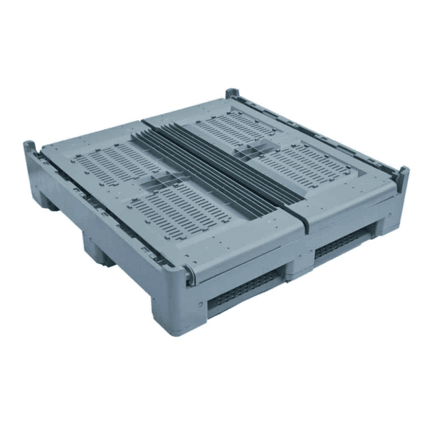 OZCRATE Foldable Plastic Pallet Bin Collapsed OZCRATE Foldable Plastic Pallet Bin Collapsed
