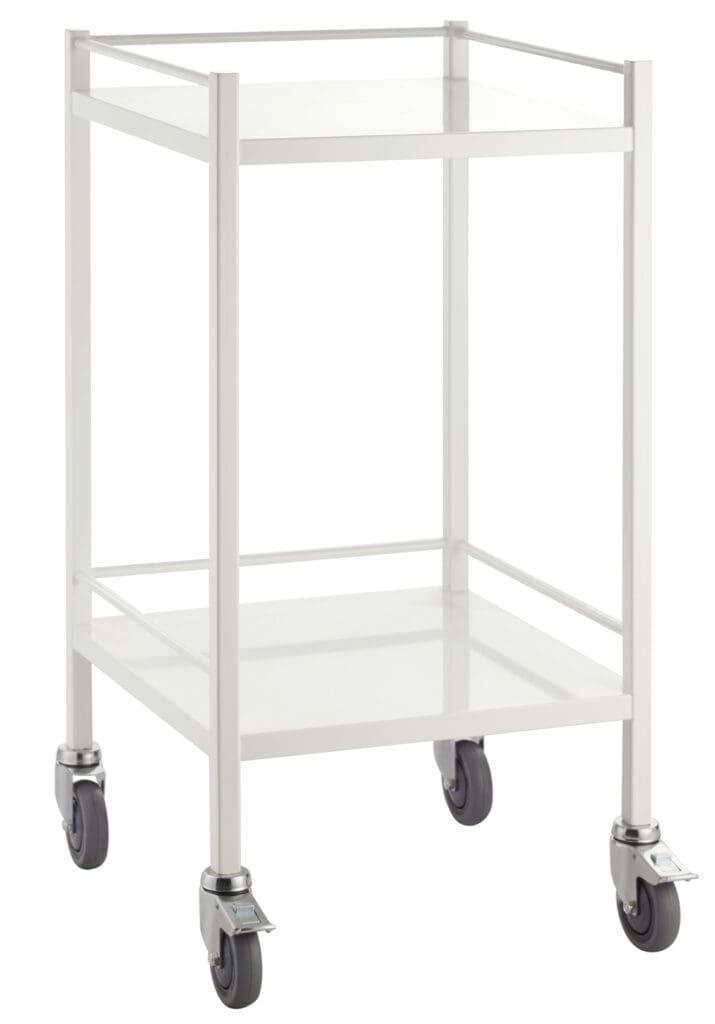 PCT00 Powder Coated Trolley Medical Trolleys Instrument Powdercoated No Drawer PCT00 Powder Coated Trolley Medical Trolleys Instrument Powdercoated No Drawer
