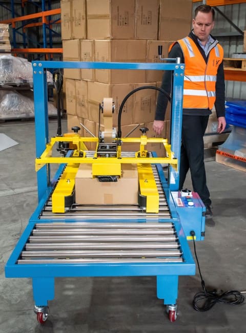PMCS 150 Carton Taping Machines Application