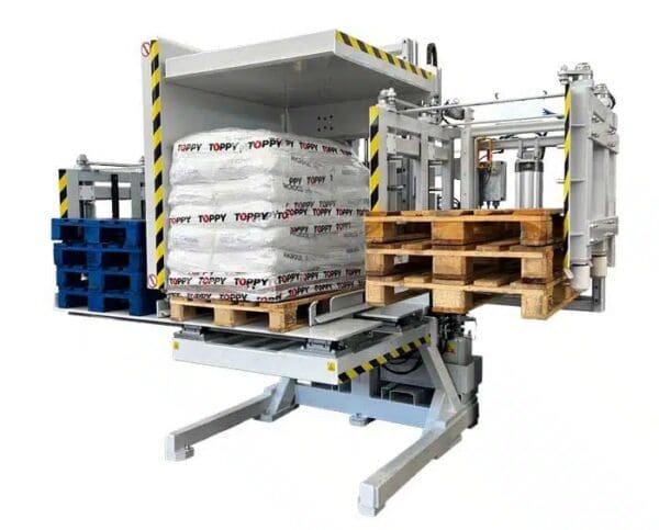Pallet Inverter Stationary Automatic Game Changer Pallet Inverter Stationary Automatic Game Changer