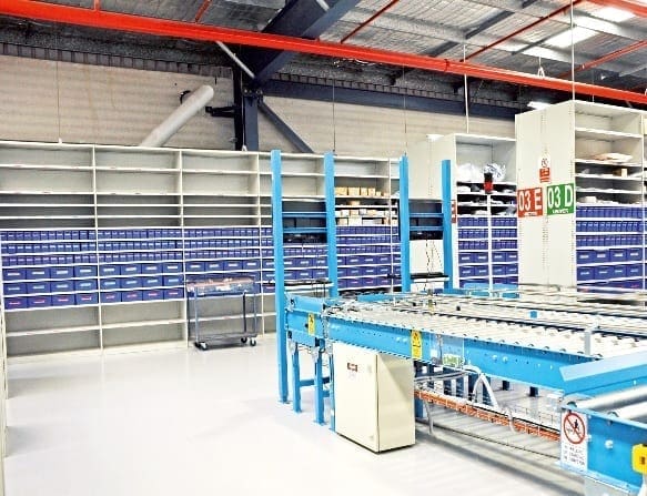 Parts trays warehouse Parts trays warehouse