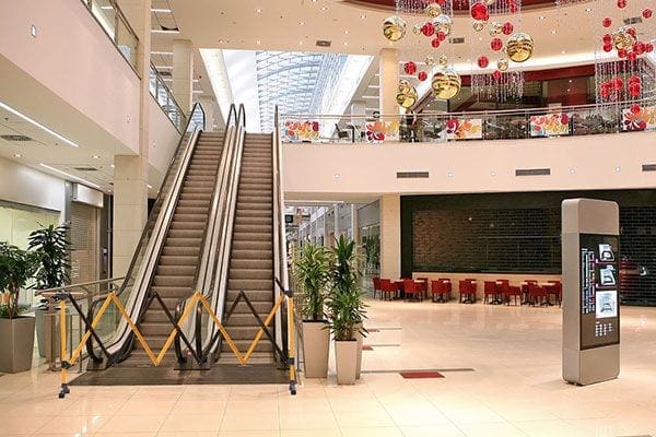 Port-A-Guard Application Escalators Port-A-Guard Application Escalators