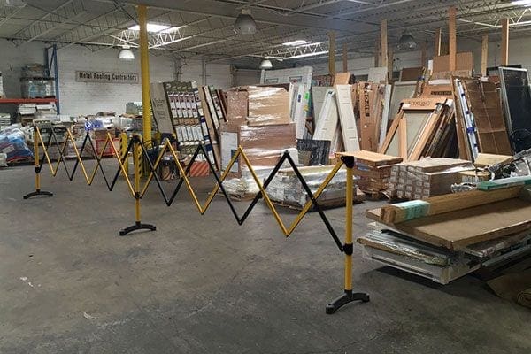 Port A Guard Portable Expanding Barrier Application 6 m barrier Port A Guard Portable Expanding Barrier Application 6 m barrier