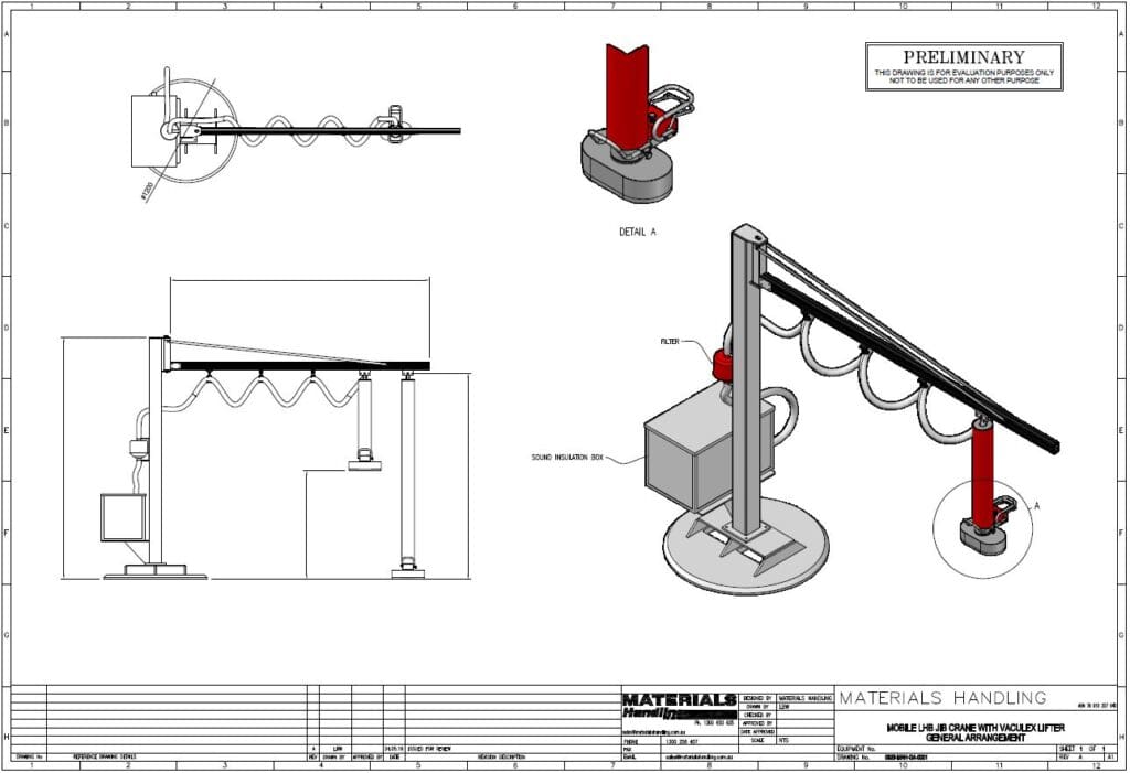 Portable vacuum lifter for bag handling GA Portable vacuum lifter for bag handling GA