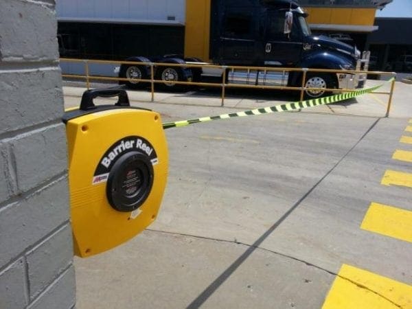 Retractable Safety Barrier Reel Application Retractable Safety Barrier Reel Application