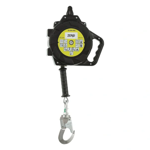 Retractable Wire Rope Lanyard with Snap Hook HR026 Retractable Wire Rope Lanyard with Snap Hook HR026